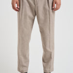 Pantalone uomo Portobello tortora BELLOS 40019123 BRIGLIA 