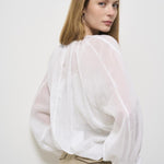 Camicia donna bianca Bohemian 13534 BIANCO0002 FORTE FORTE 