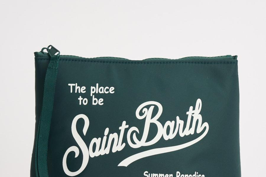 Pochette donna Aline in nylon verde ALINENYLON 00104L MC2 SAINT BARTH 