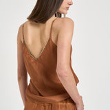 Top donna satinato coccio 14866 3075 FORTE FORTE 