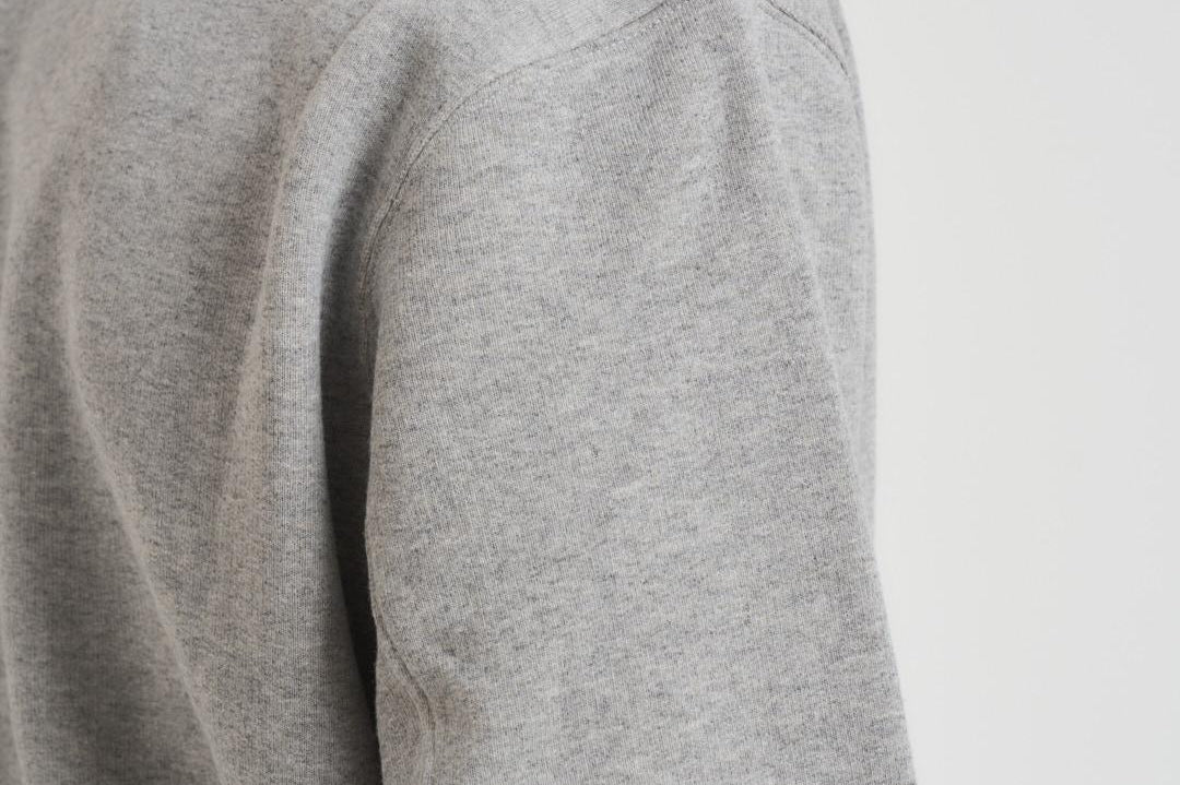 Felpa uomo College grigia SWPM U4HQ AUTRY 