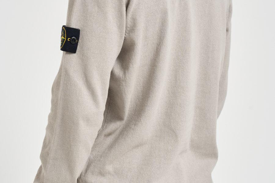 Maglia uomo girocollo grigio chiaro 5100062 S00B9V0061 STONE ISLAND 