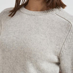 Girocollo donna maniche lunghe grigio chiaro CAROLINE 2239BOULEAU KUJTEN 