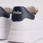 Sneakers uomo RLite Court bianco e blu 809974097 001 RALPH LAUREN 