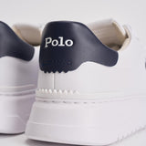 Sneakers uomo RLite Court bianco e blu 809974097 001 RALPH LAUREN 