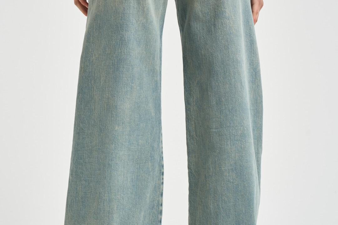 Jeans donna flare D-Akemi 1978 in denim celeste A03624 09N3301 DIESEL 