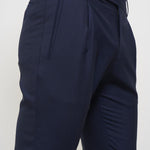 Pantalone uomo con pinces blu RETRO FA1755XROYAL BERWICH 