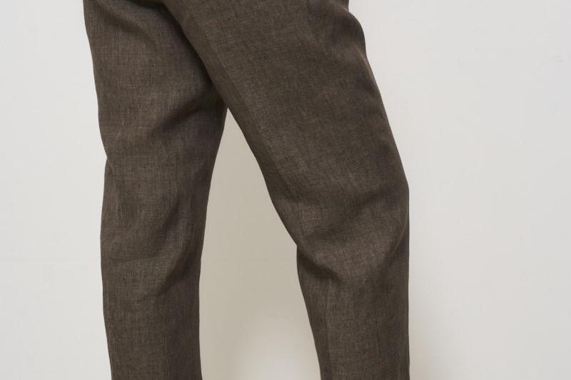 Pantalone donna marrone melange ALICEL LM104BROWN BERWICH 