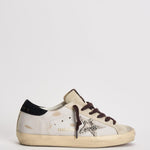 Sneakers donna Super-Star panna e marrone GWF00101 F00874612526 GOLDEN GOOSE 