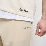 Camicia uomo in cotone panna LDM310155 215215IVORY LES DEUX 