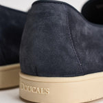 Mocassino uomo in suede blu 3413 VISONEB15 DOUCAL'S 