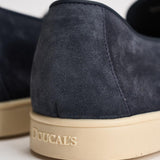 Mocassino uomo in suede blu 3413 VISONEB15 DOUCAL'S 