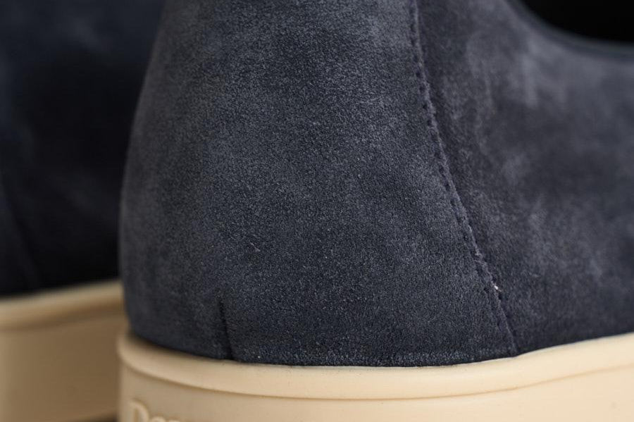 Mocassino uomo in suede blu 3413 VISONEB15 DOUCAL'S 