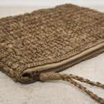 Pochette donna Club in rafia marrone CLUB DARKTEA IBELIV 