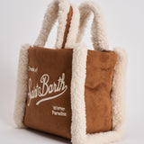 Borsa donna Vanity mini Shearling cammello VANITYMNSHEAR 1910 MC2 SAINT BARTH 