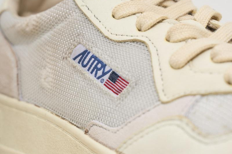 Sneakers uomo Super vintage panna e beige AVLM DA03 AUTRY 