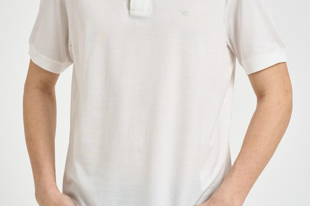 Polo uomo bianca a manica corta EM005492 AF24839U0003 EMPORIO ARMANI 
