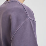 Felpa uomo girocollo lilla LDM200186 365365GREYSTONE LES DEUX 