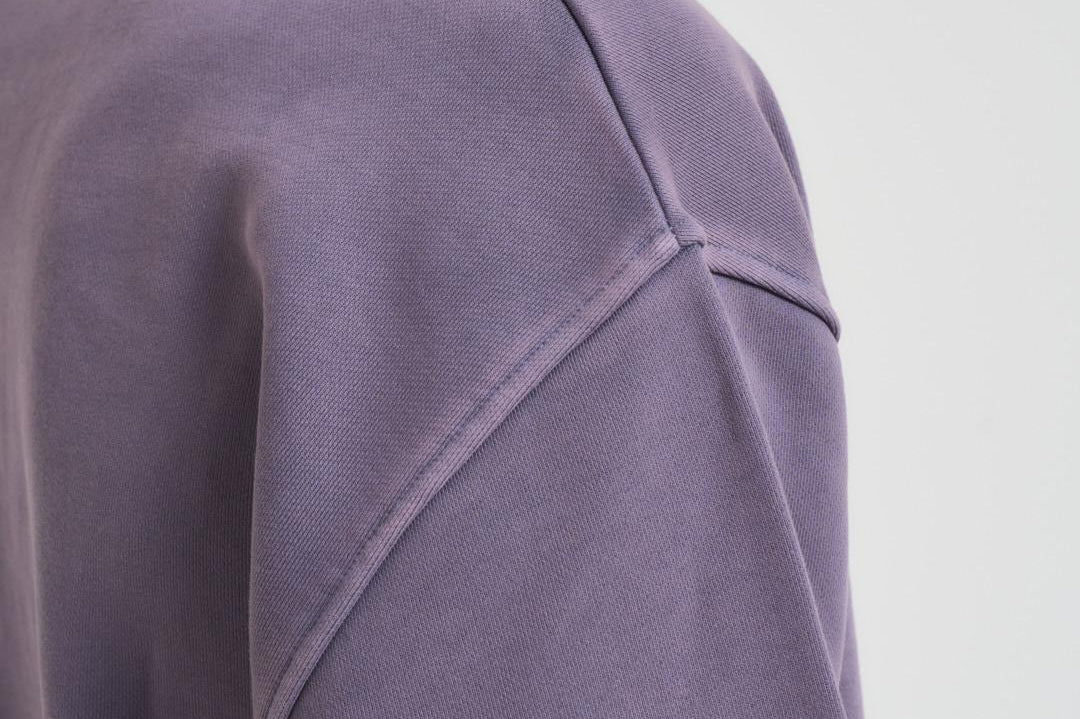 Felpa uomo girocollo lilla LDM200186 365365GREYSTONE LES DEUX 