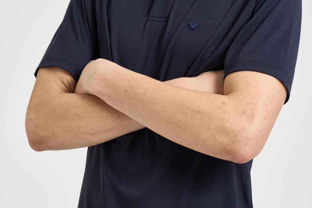 Polo uomo piquet blu EM004526 AF13721UB118 EMPORIO ARMANI 