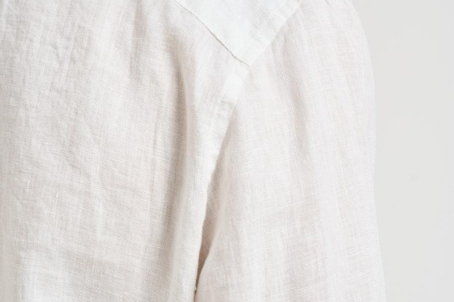 Camicia uomo in lino bianco TB0AD2DC3 100 TIMBERLAND 