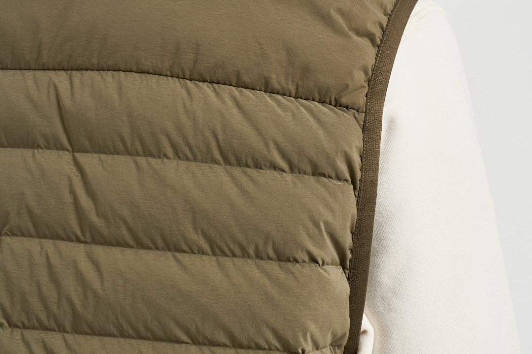 Gilet uomo con zip verde oliva G100007 S0183V005G STONE ISLAND 