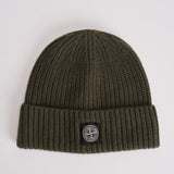Cappellino uomo in lana verde N100012 S00B4V0054 STONE ISLAND 