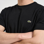 T-shirt uomo girocollo nero TH6709 031 LACOSTE 