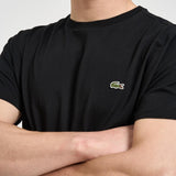 T-shirt uomo girocollo nero TH6709 031 LACOSTE 