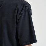 T-shirt uomo girocollo nera TT04012 6006BLACKWHITEYELLOW RHUDE 