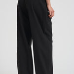 Pantalone donna in lana C3104 W0206BLACK THE LATEST 
