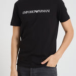 T-shirt uomo girocollo nera 8N1TN5 0021 EMPORIO ARMANI 