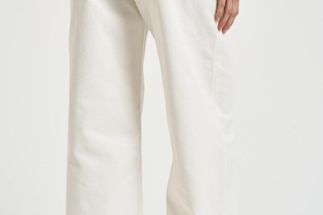 Jeans donna in denim bianco GWP02079 P00098010190 GOLDEN GOOSE 