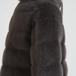 Piumino donna midi trapuntato grigio PI002123D 9480 HERNO 