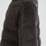 Piumino donna midi trapuntato grigio PI002123D 9480 HERNO 