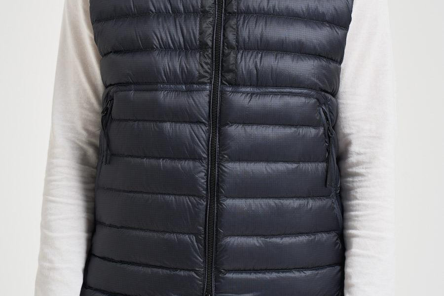 Gilet uomo trapuntato in nylon blu VE703A 888 C.P. COMPANY 