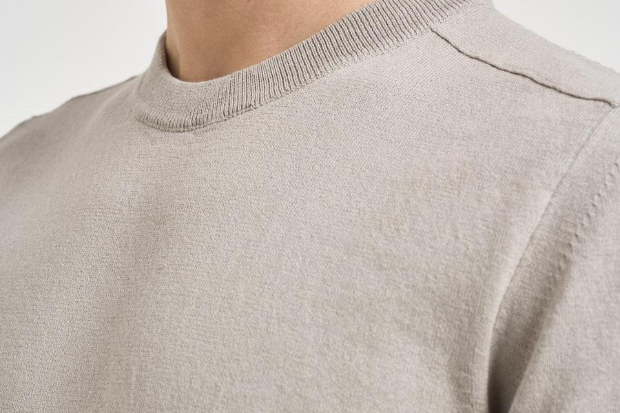 Maglia uomo girocollo grigio chiaro 5100062 S00B9V0061 STONE ISLAND 