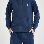 Felpa uomo blu con cappuccio 710916692 014 RALPH LAUREN 