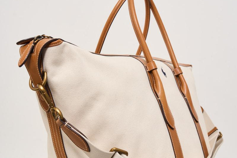 Borsone donna beige chiaro 428907518 001 RALPH LAUREN 