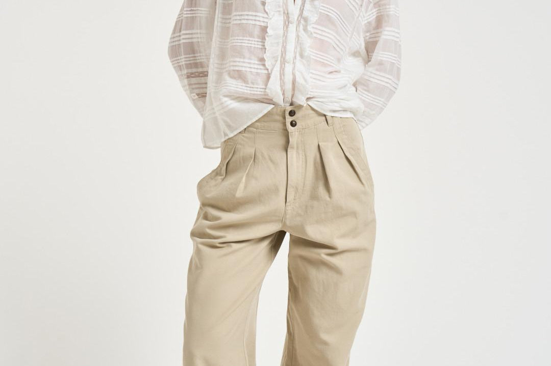 Camicia donna in pizzo bianca HT0817FA D1J05E20WH MARANT ETOILE 