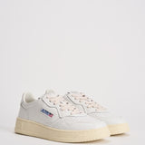 Sneakers donna medalist low in pelle bianca AULW LL15 AUTRY 