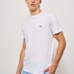 T-shirt uomo girocollo bianco TH6709 001 LACOSTE 