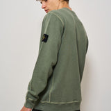 Felpa uomo girocollo verde 6100020 S0060V0159 STONE ISLAND 