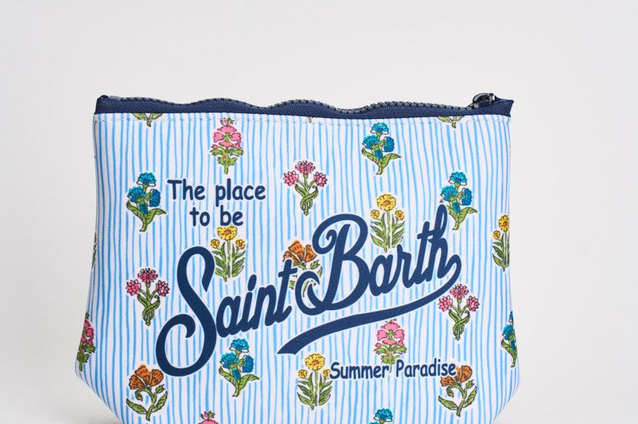 Pochette donna Aline a fantasia floreale ALINE 01003 MC2 SAINT BARTH 