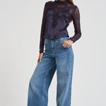 Jeans donna Lemony in denim PA0052FA B1H06I30BU ISABEL MARANT 
