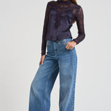 Jeans donna Lemony in denim PA0052FA B1H06I30BU ISABEL MARANT 