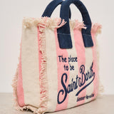 Borsa donna Vanity Mini a righe rosa VANITYMINI 03301H MC2 SAINT BARTH 