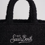 Borsa donna Vanity Tweed mini in lana nero VANITYMNTWEED 00 MC2 SAINT BARTH 