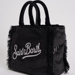 Borsa donna Vanity Mini Velvet con strass nero VANITYMINI VELV00 MC2 SAINT BARTH 