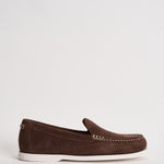 Mocassino uomo in suede marrone 803P09766 001 RALPH LAUREN 